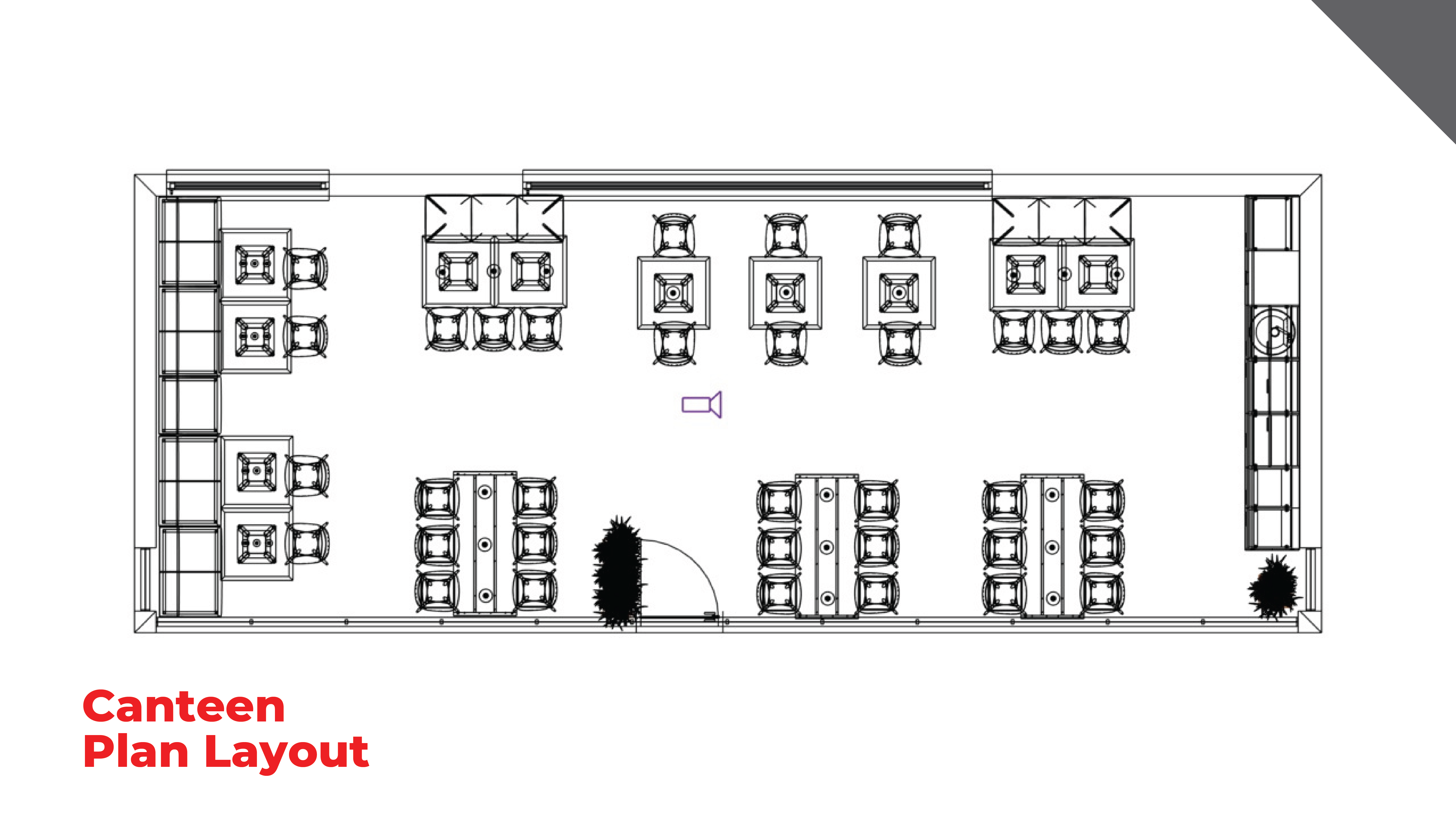 2d court canteen plan layout